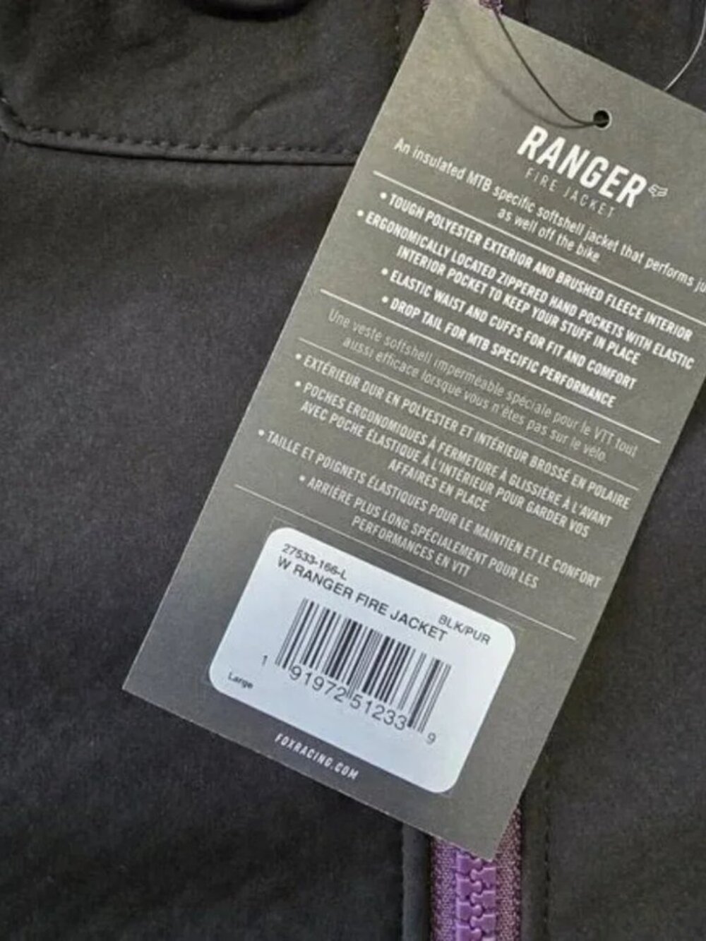 Fox Racing Ranger Fire Jacket - Size Large - Picture 6 of 9